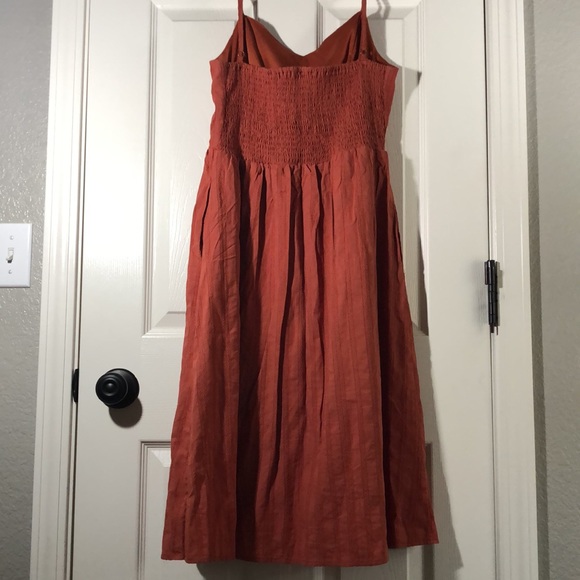 Orange Midi Dress - Picture 4 of 4